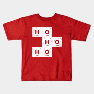 Ho Ho Ho Santa Periodic Table Kids T-Shirt